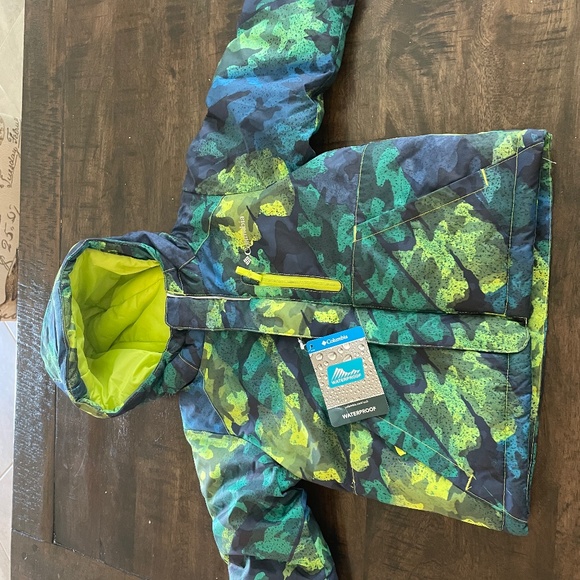Columbia Other - Columbia Youth Lightning Lift Jacket Green Blue Black  Waterproof SZ 2T NWT